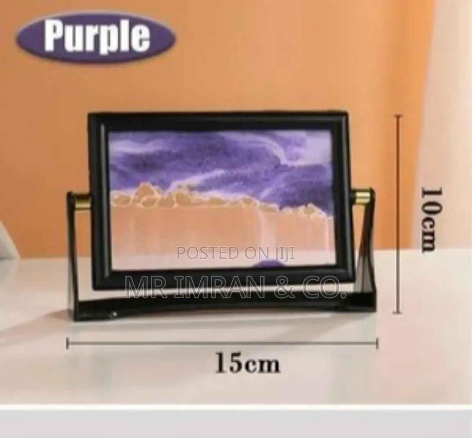 3d Rotating Quicksand Painting Glass Craft