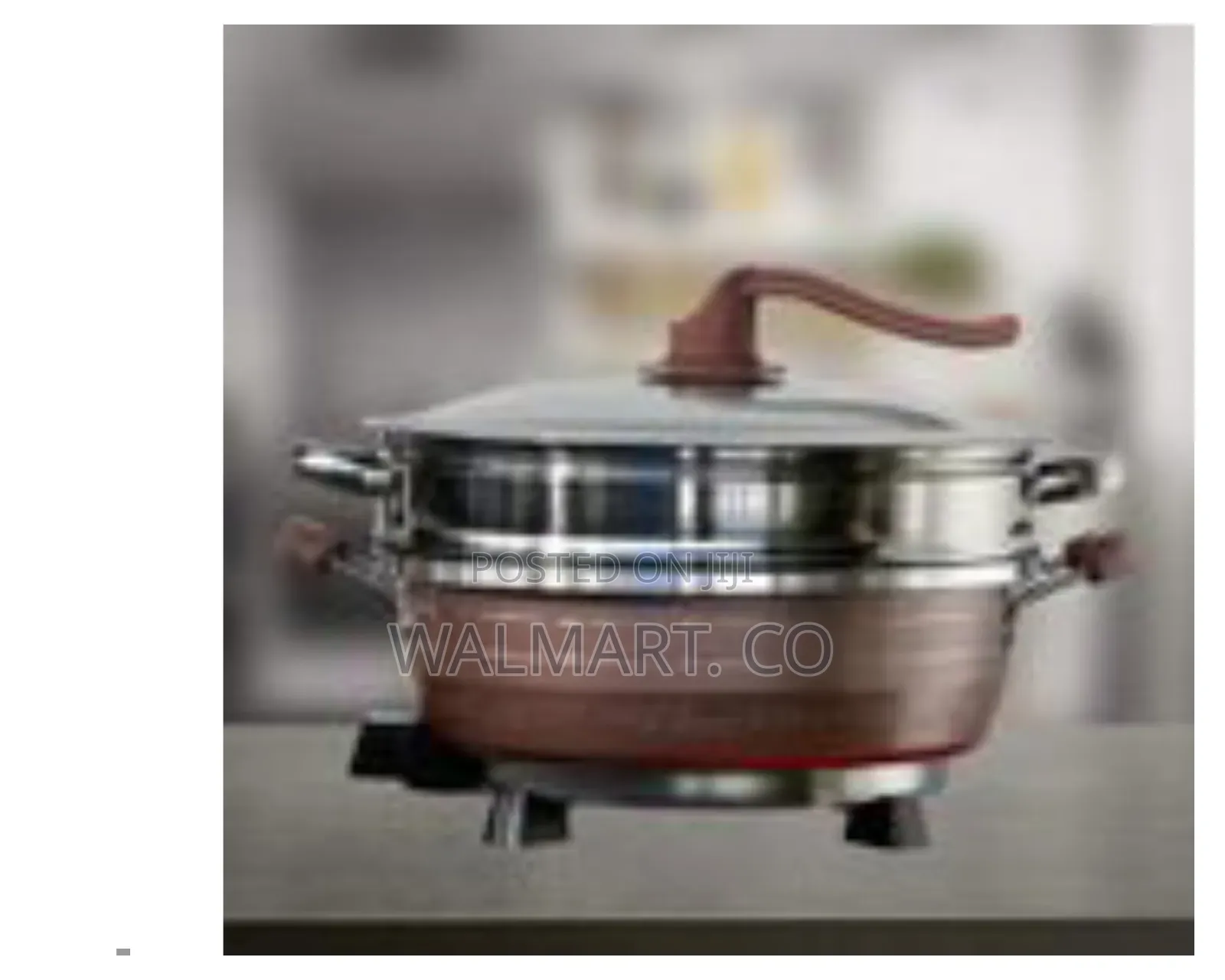 Boma Electric Pan and Hot Pot With Glass Lid Smokeless Cooker