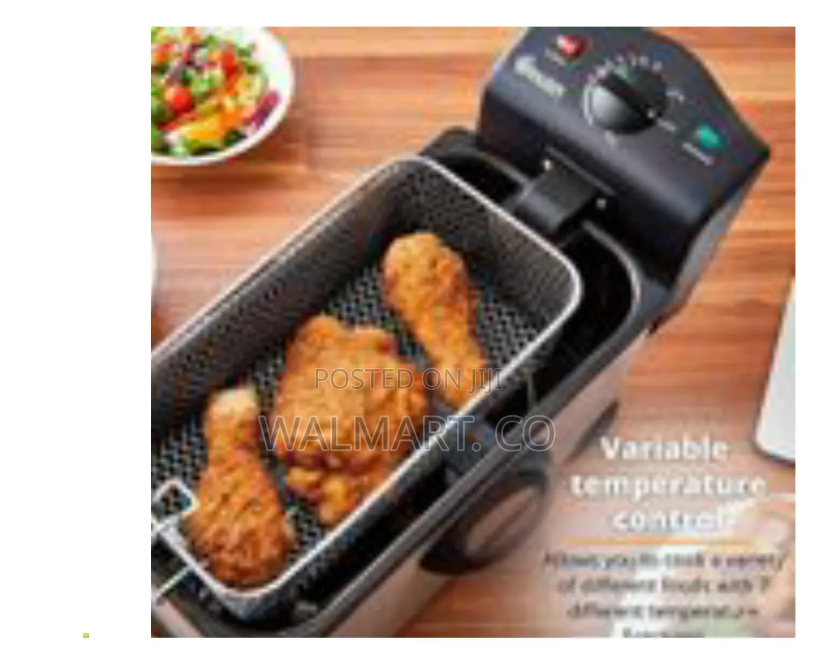 Swan 3 Litre Stainless Steel Deep Fat Fryer 2000w-Silver