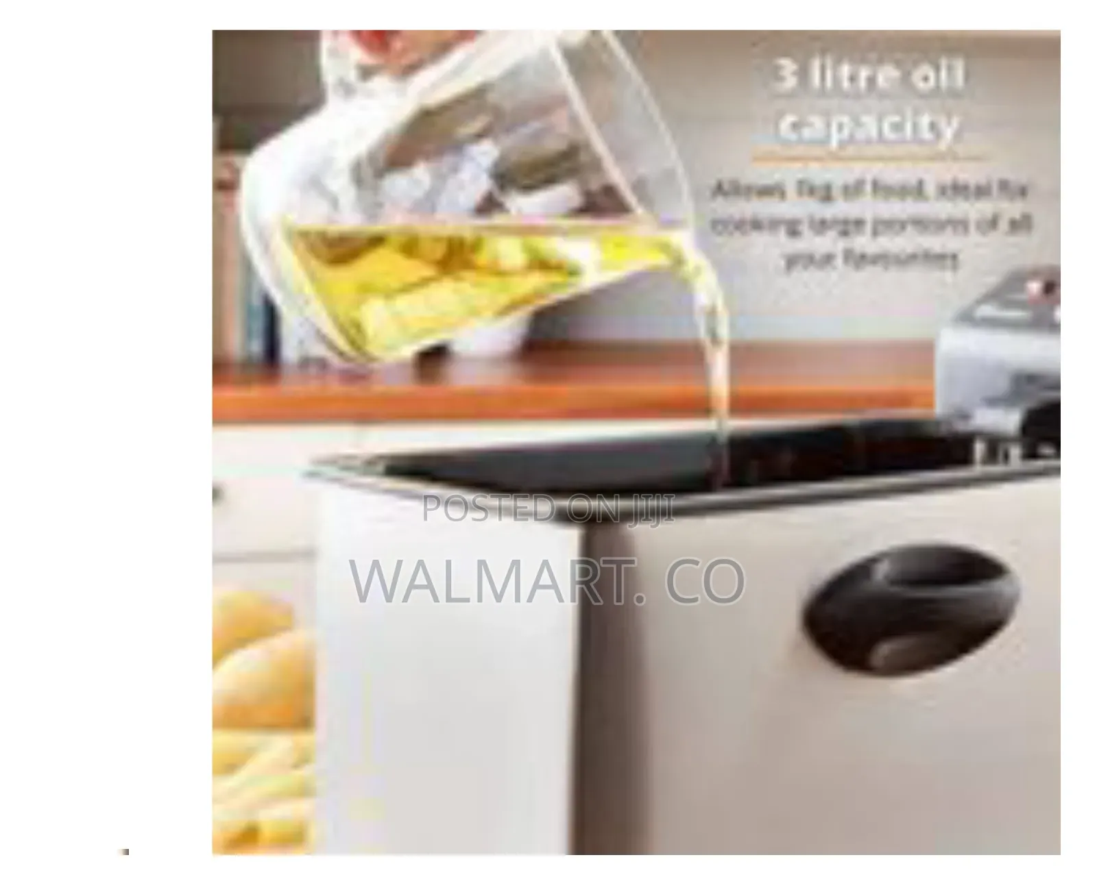 Swan 3 Litre Stainless Steel Deep Fat Fryer 2000w-Silver