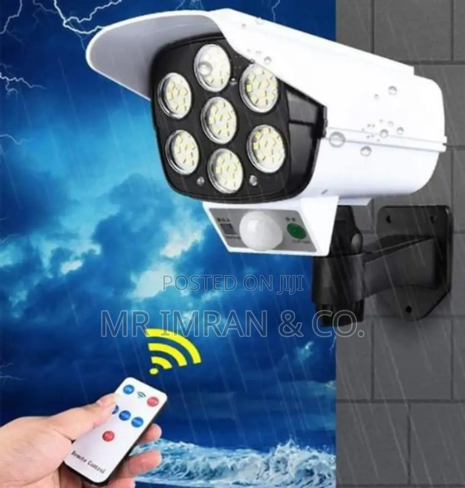 Dummy Security Camera With a Motion-Activated Light.