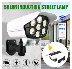 Dummy Security Camera With a Motion-Activated Light.