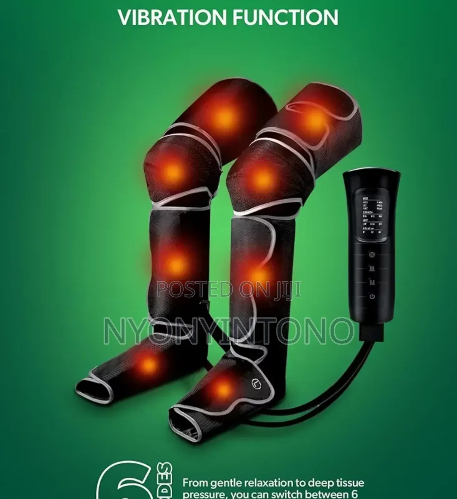 Geepas 3-in-1 Foot, Calf Thigh Massager With 6modes Gm86096 Uk