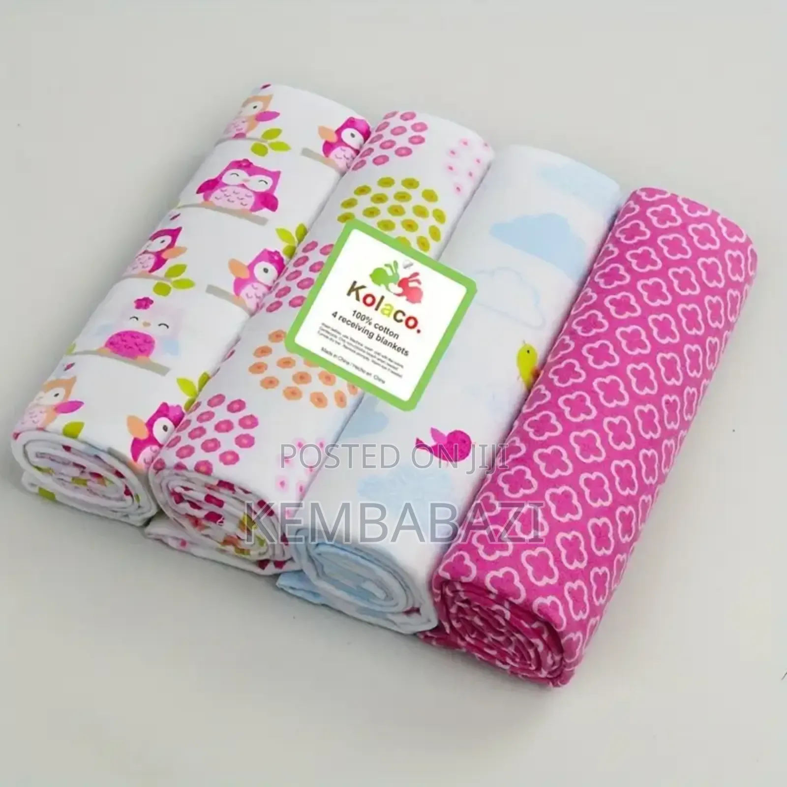 Aset Of 4pieces Baby Receiving Bedsheets