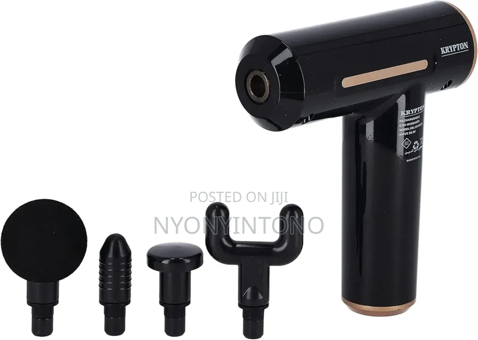 Krypton 6 in 1 Rechargeable Full Body Massage Gun KNM 6275