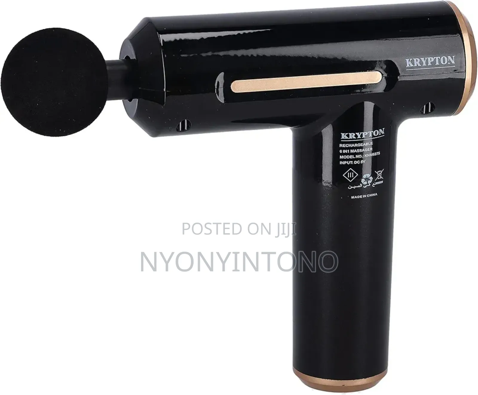 Krypton 6 in 1 Rechargeable Full Body Massage Gun KNM 6275