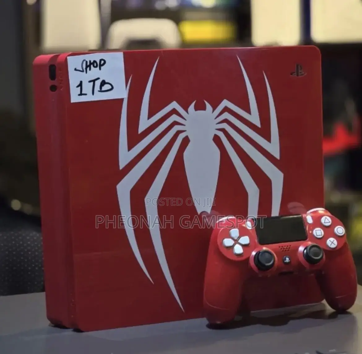 Ps4 Slim, 1tb , Smooth Console, 2 Pads, 10 Great Games Included.