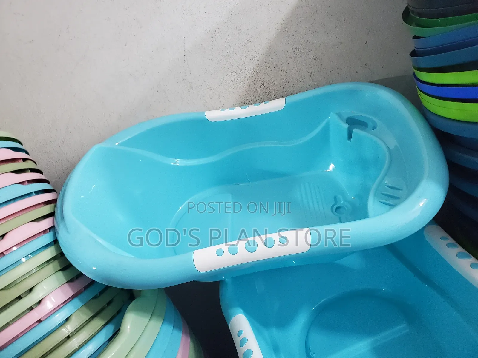 Baby Basin Plastic Baby Basin Blue