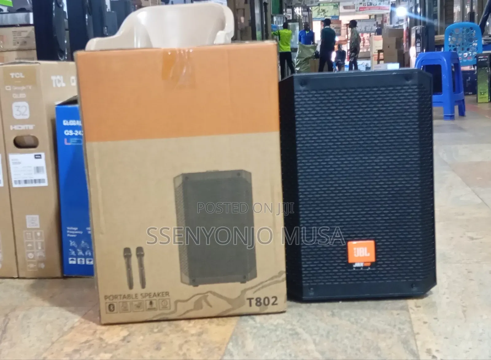 JBL T802 150w Portable Bluetooth Speaker With 8" Woofer, 2.5" Tweeter