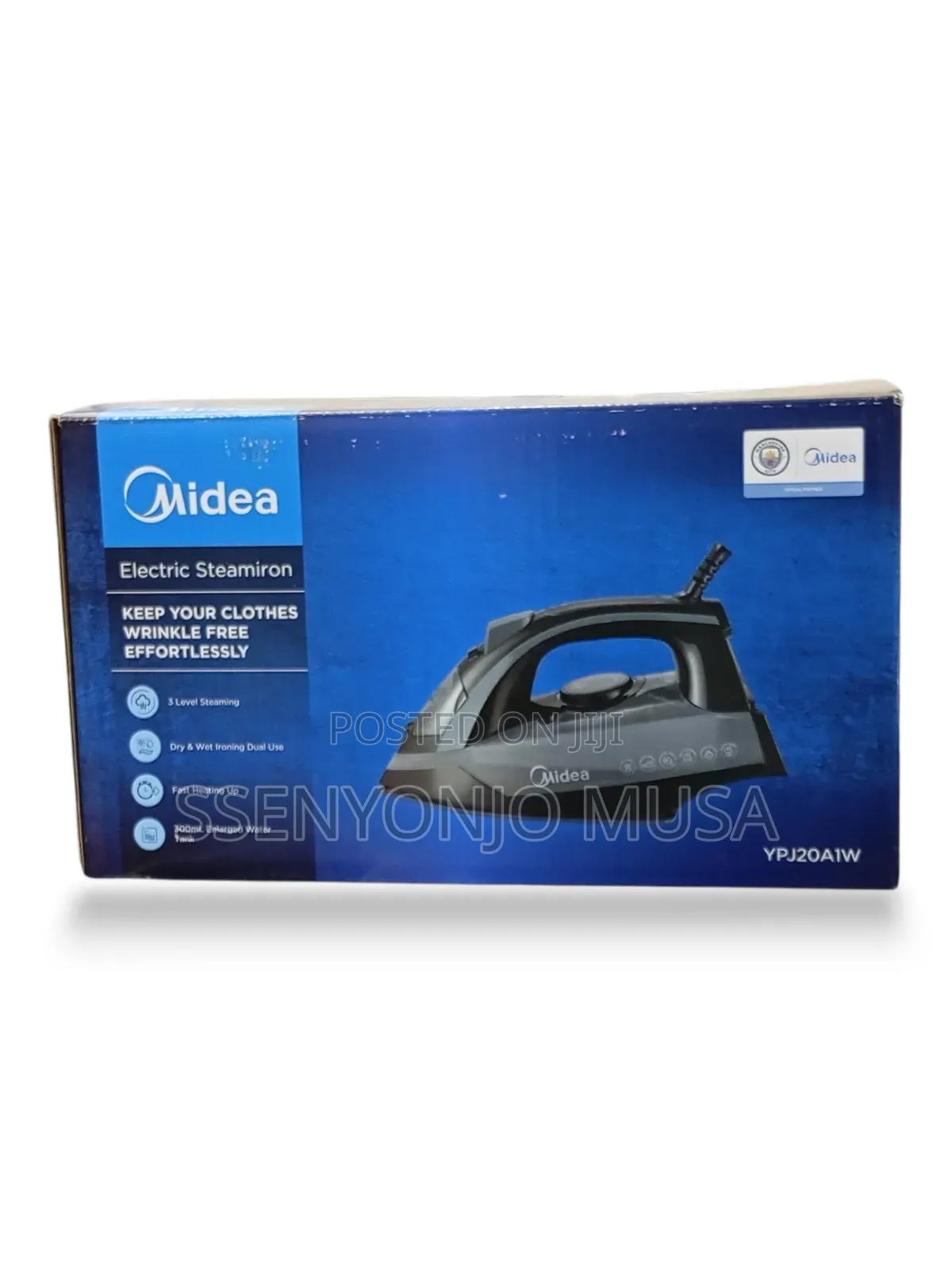 Midea Electric Steam Iron 2400w – Fast Heating, 3-Level Steaming, Dry.