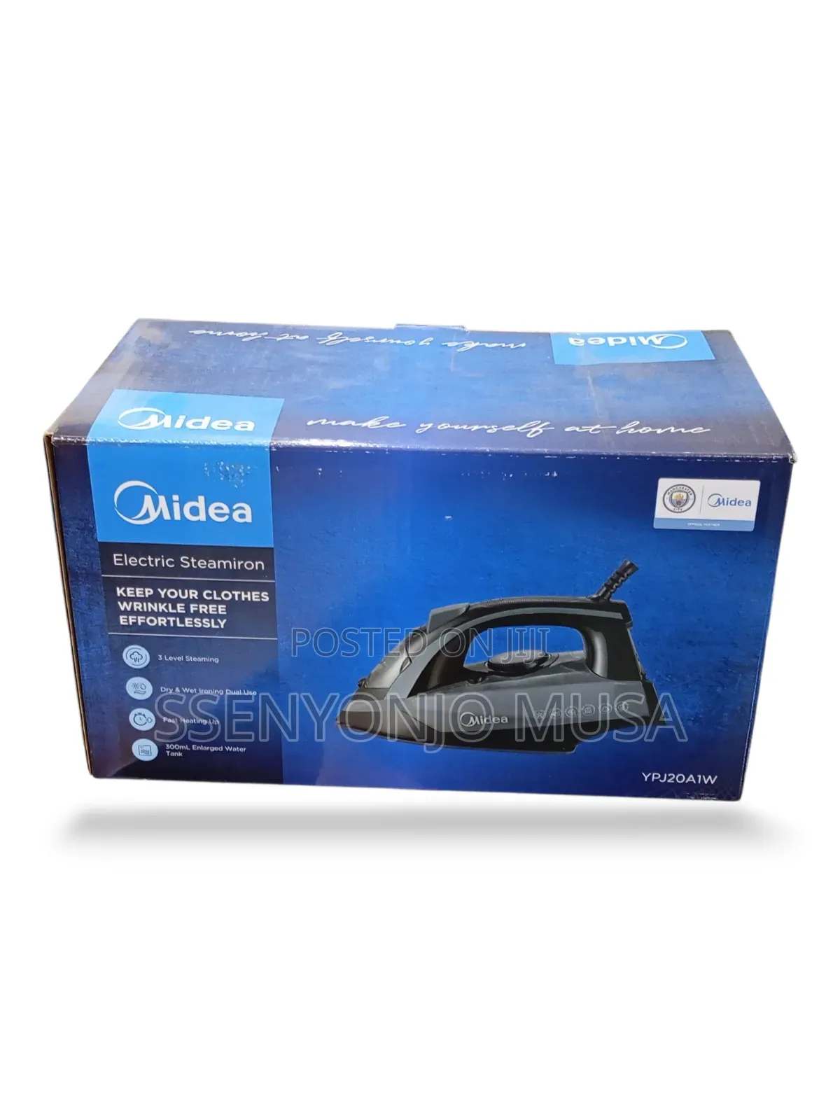 Midea Electric Steam Iron 2400w – Fast Heating, 3-Level Steaming, Dry.