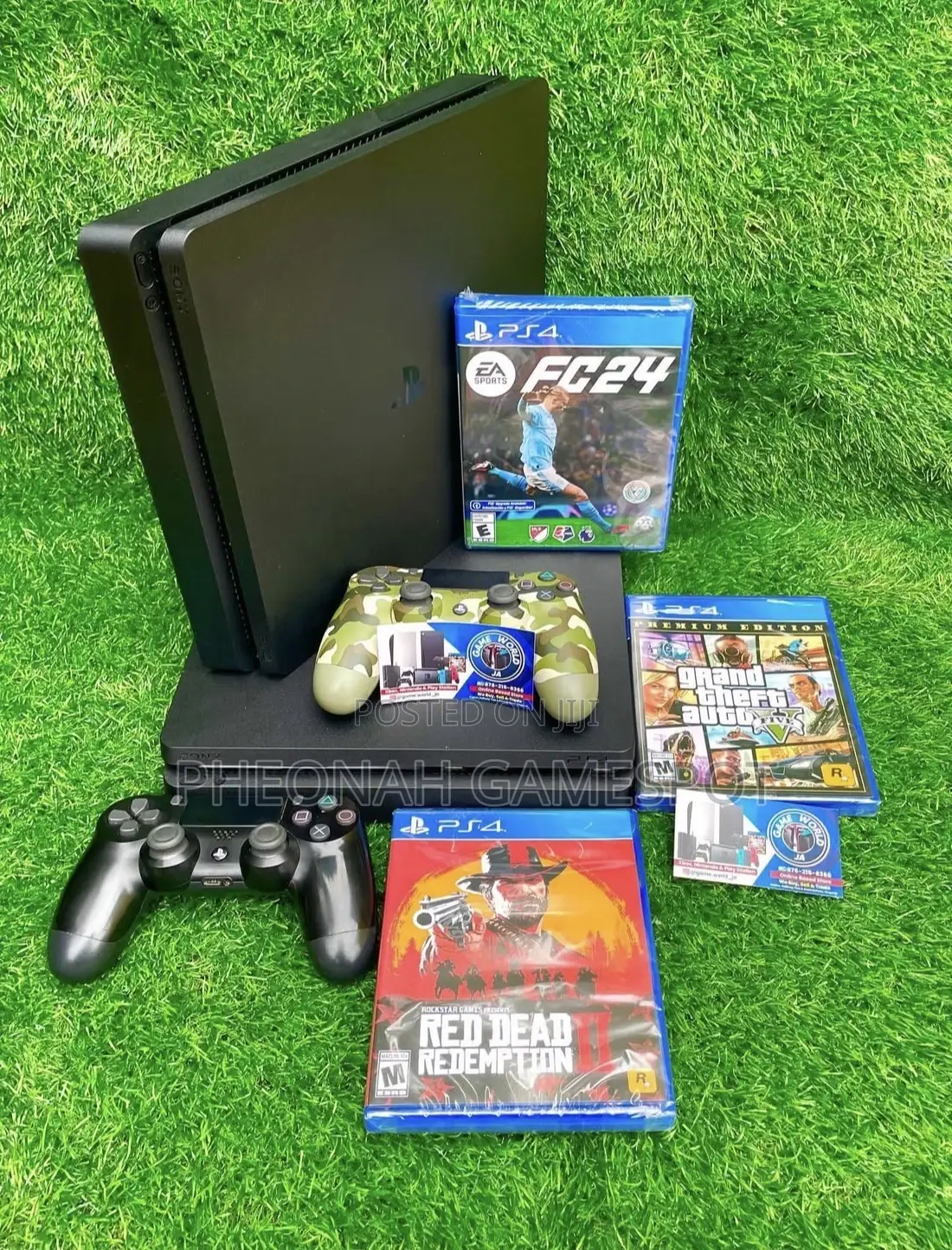 Playstation 4 Slim, 2 Pads, 15 Great Titles, Ready to Play.