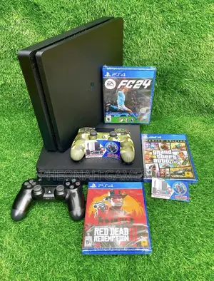 Playstation 4 Slim, 2 Pads, 15 Great Titles, Ready to Play.