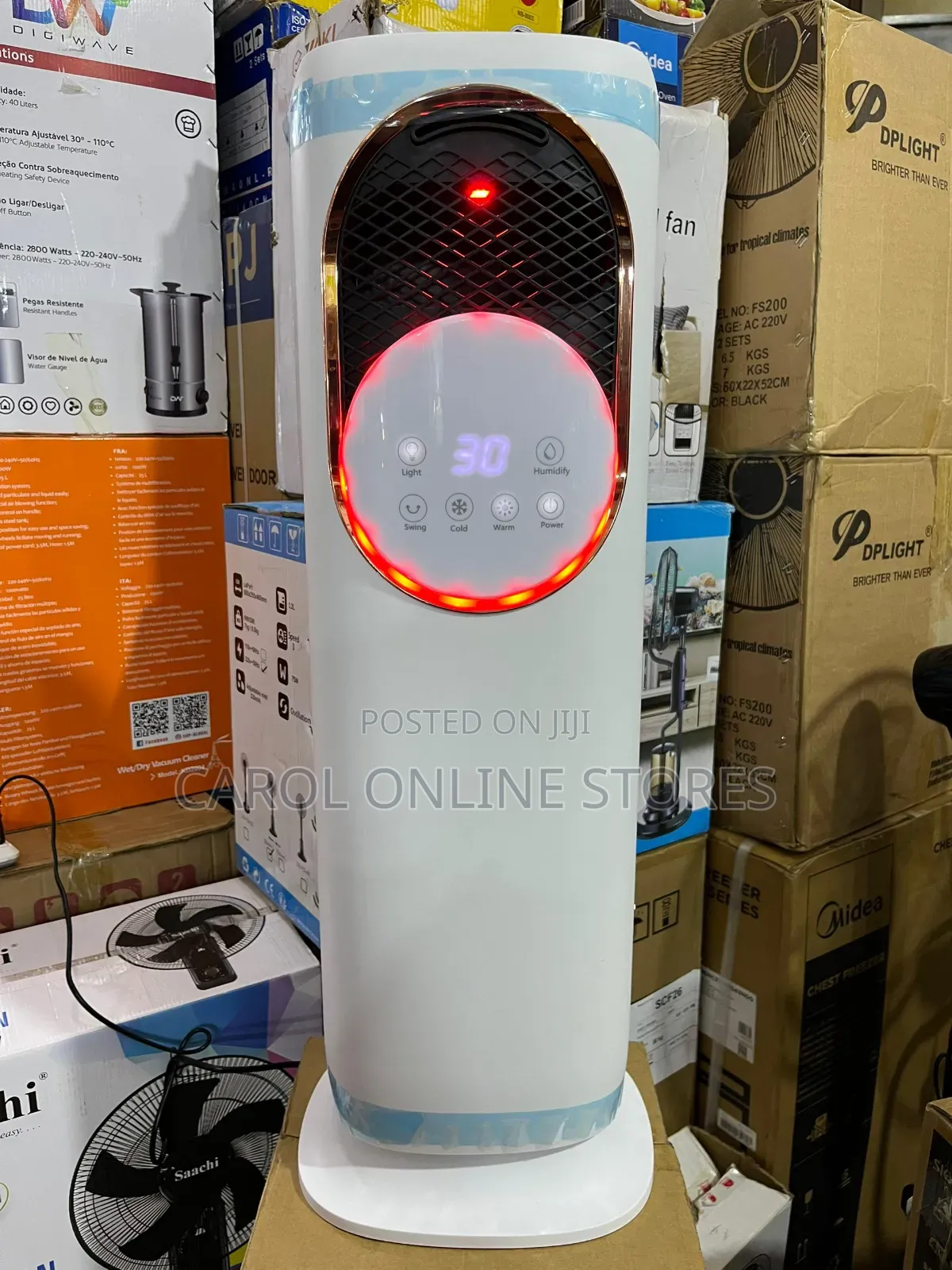 4 In 1 Room Heater, Air Cooler Fan And Humidifier