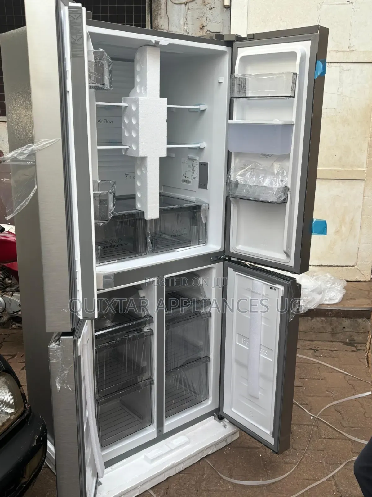 Hisense 515l 4 Door Bottom Freezer Refrigerator | Water Dispenser