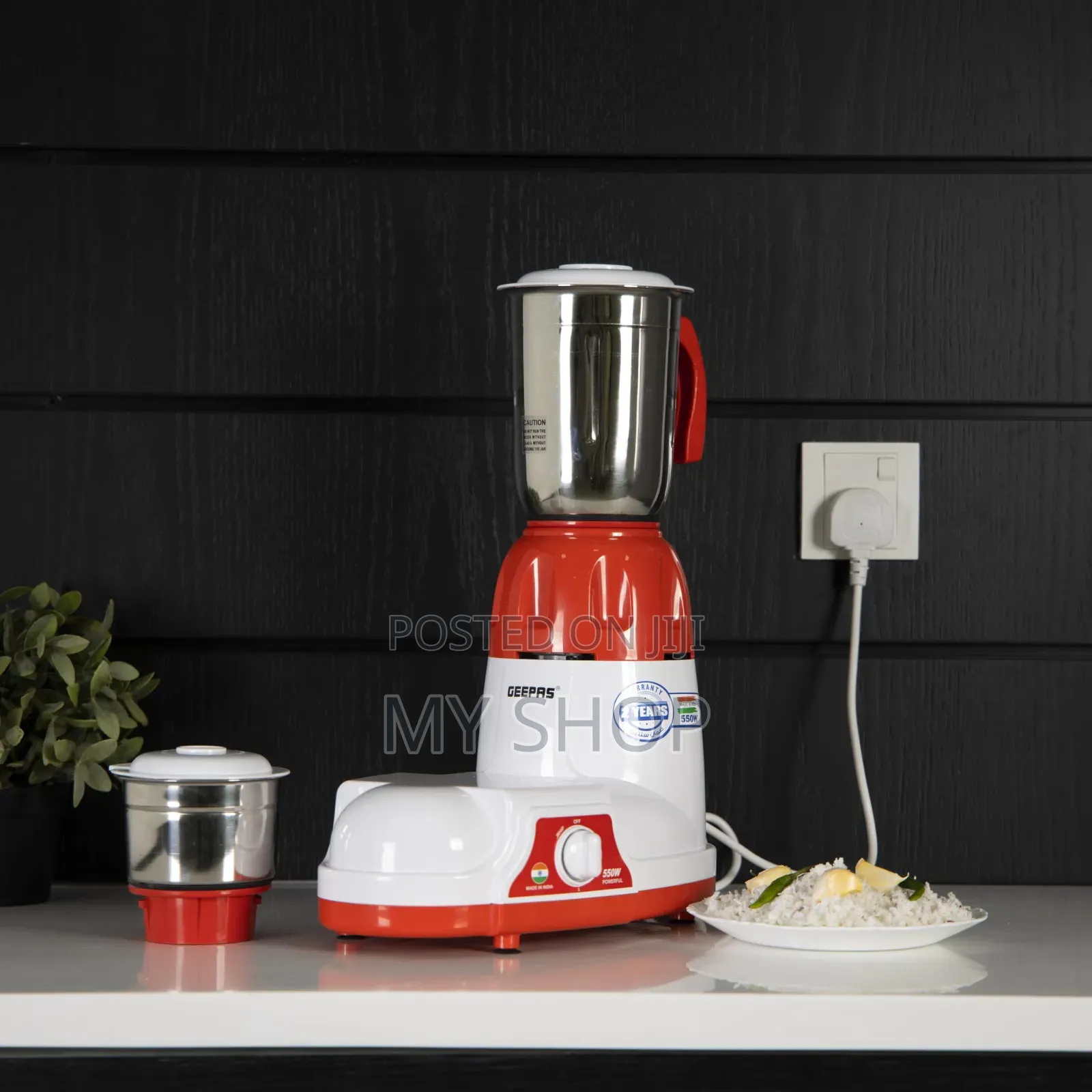 Geepas 2in1mixer Grinder 550w
