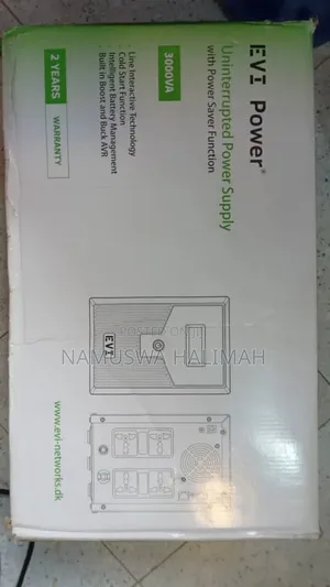 Evi Power 3000va Uninterruptible Power Supply (Ups)
