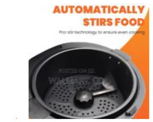 8litres Oil Free Stainless Steel Hot Air Fryer With Non Stick Basket