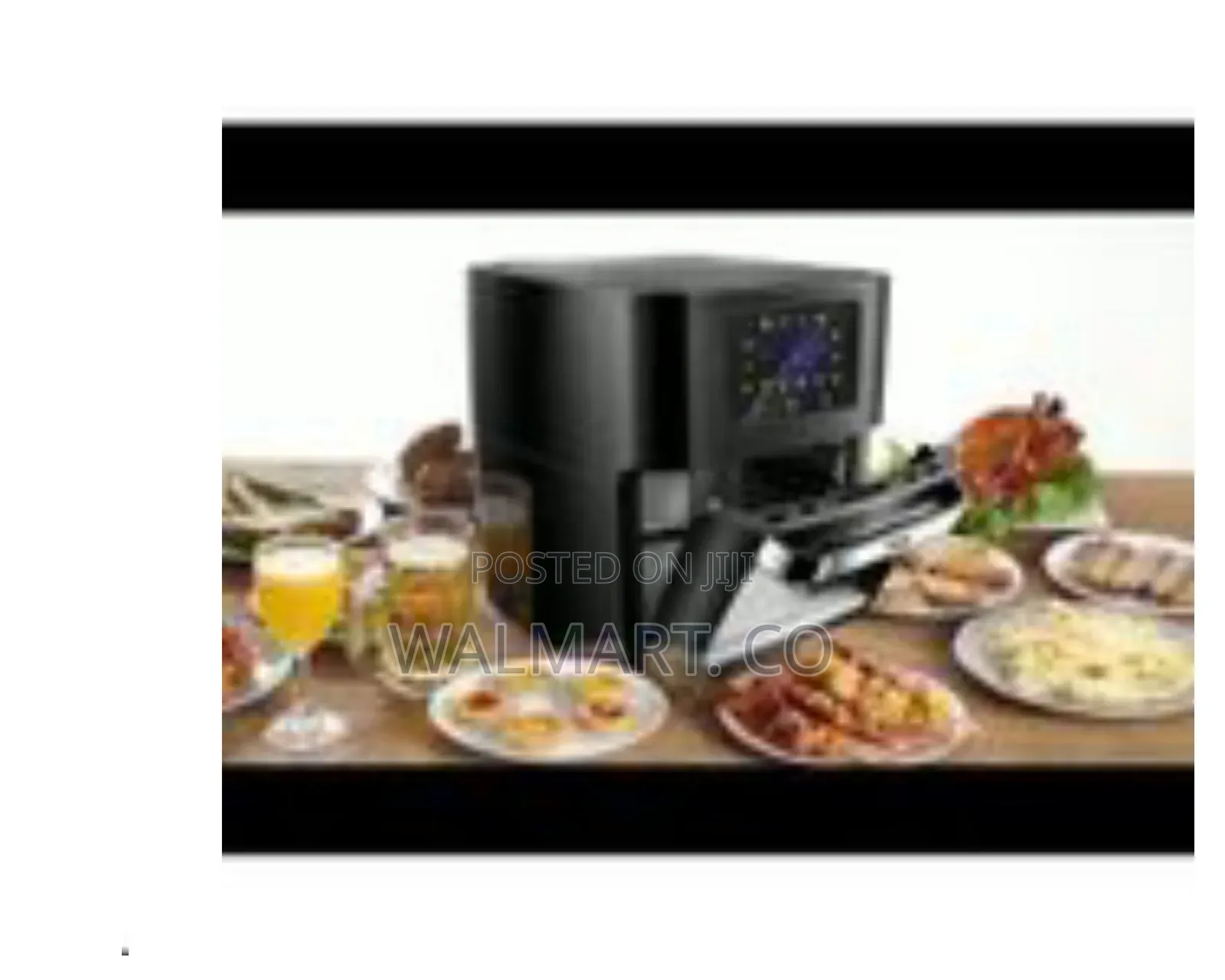 12l Digital Air Fryer Oven Toaster Dehydrator Grill-Black