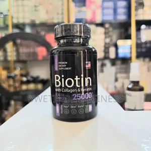 Biotin Collagen Keratin Hair Growth Support Supplement