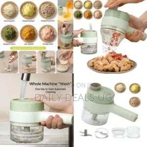 4 in 1 Electric Handheld Cooking Hammer Vegetable Cutter Set Food