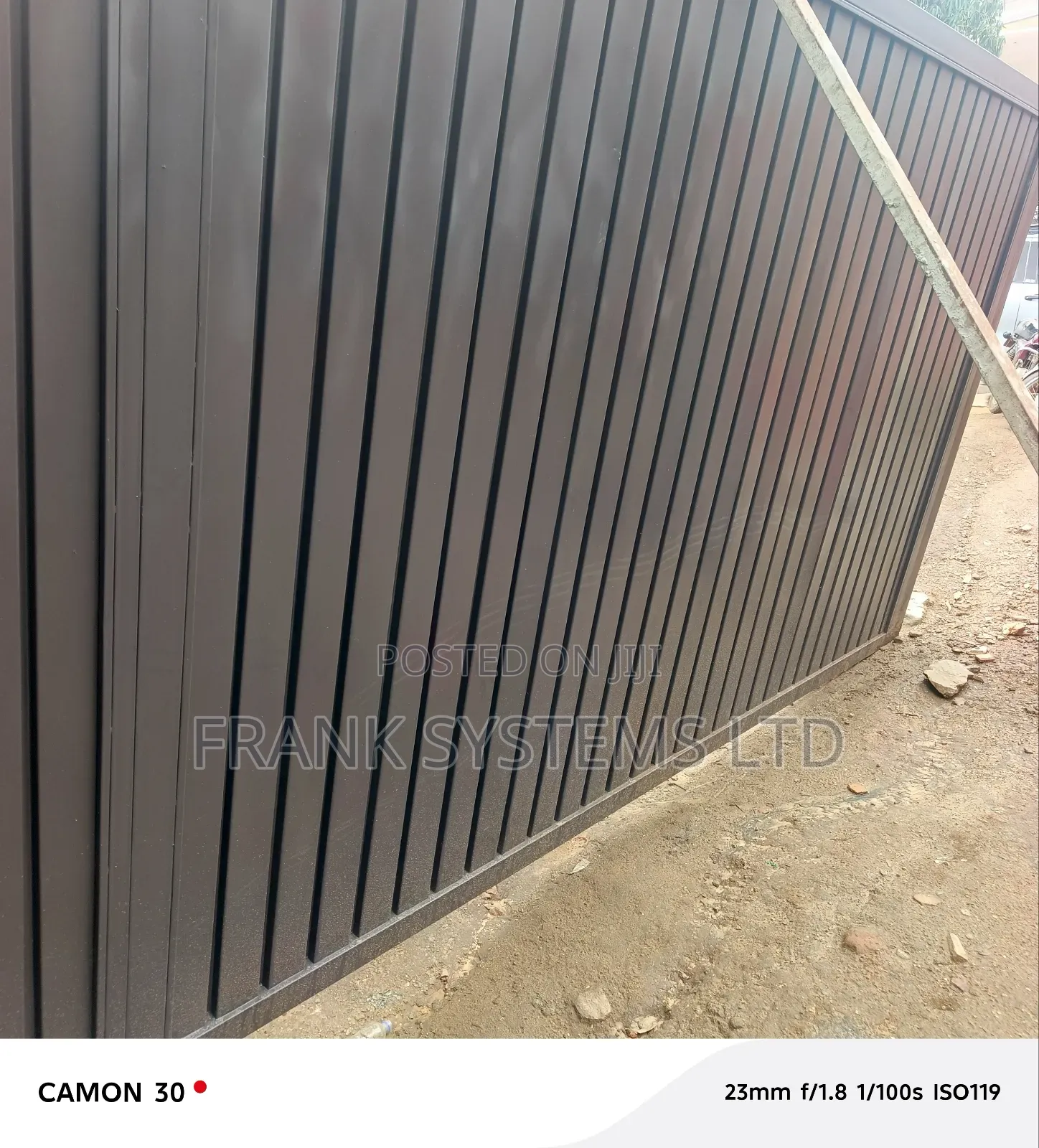 Gate in Steel Metal 18fts