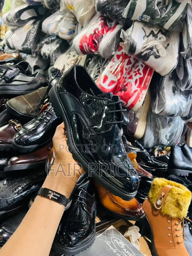 Non Polishable Shinny Oxfords Black