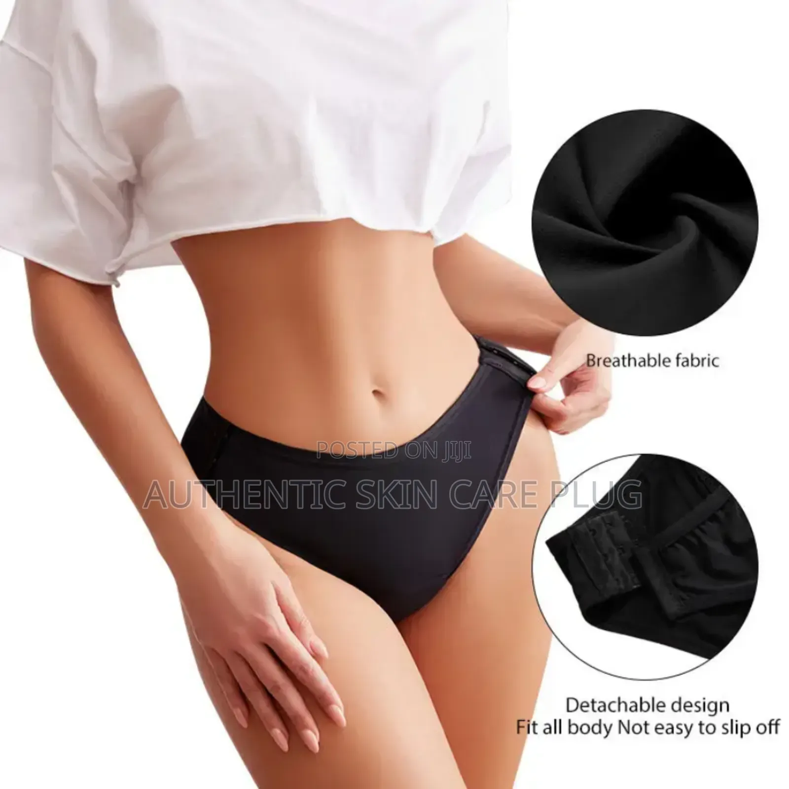 4 Layer Cotton Double Hook Buckle Cutie Panties