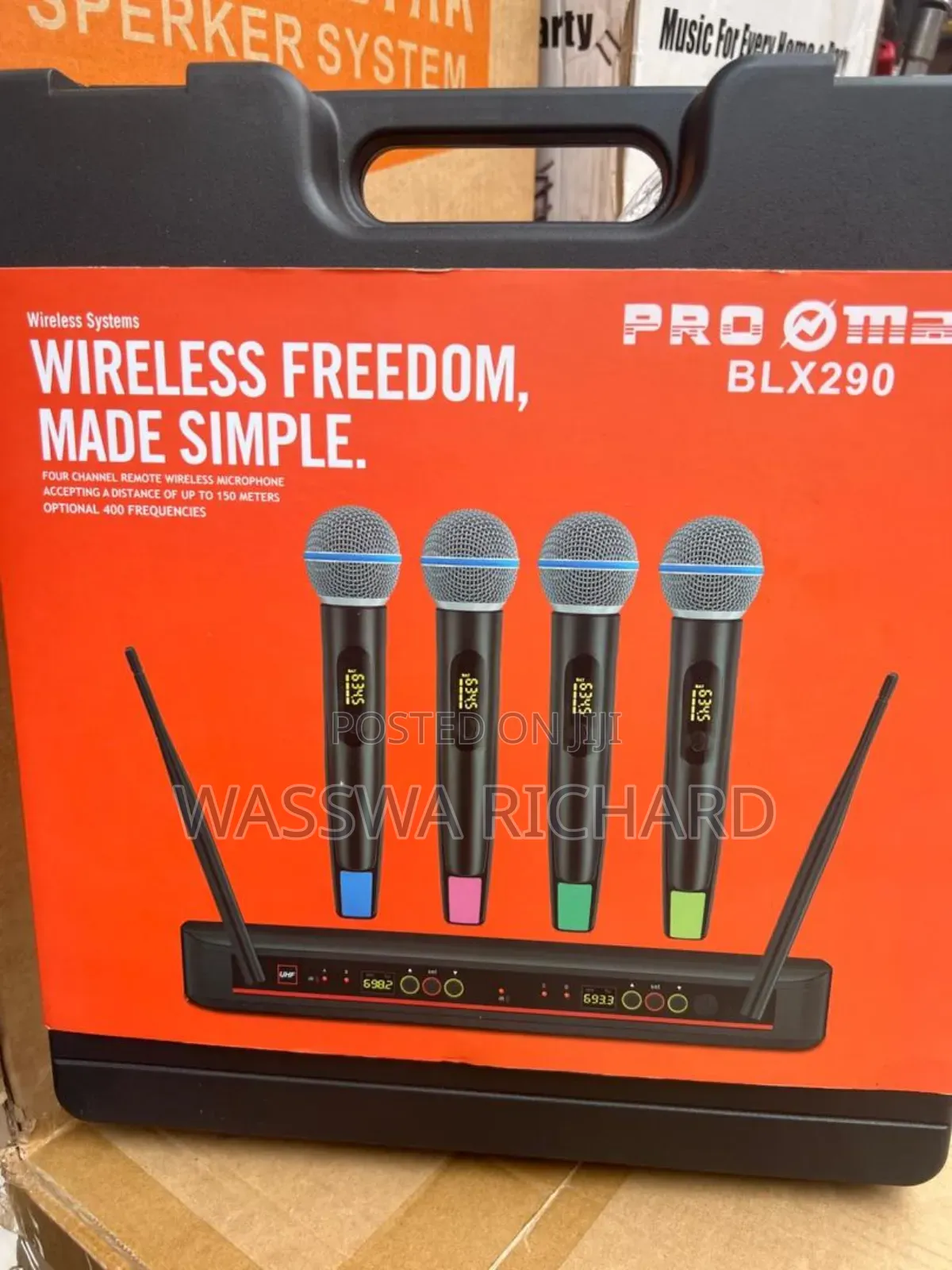 Promax Wireless Microphone 4 in 1