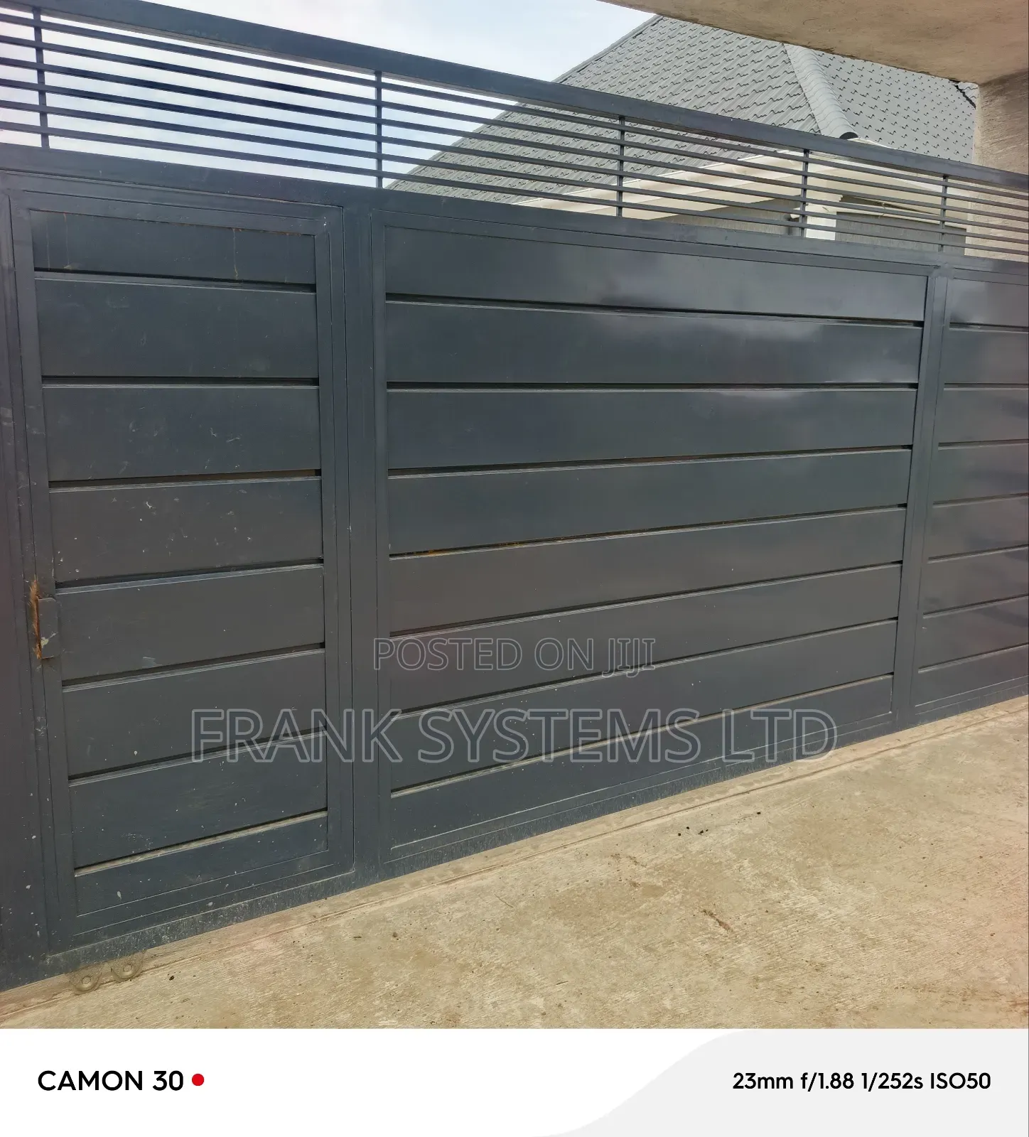 Sliding Gates Metalic Steel