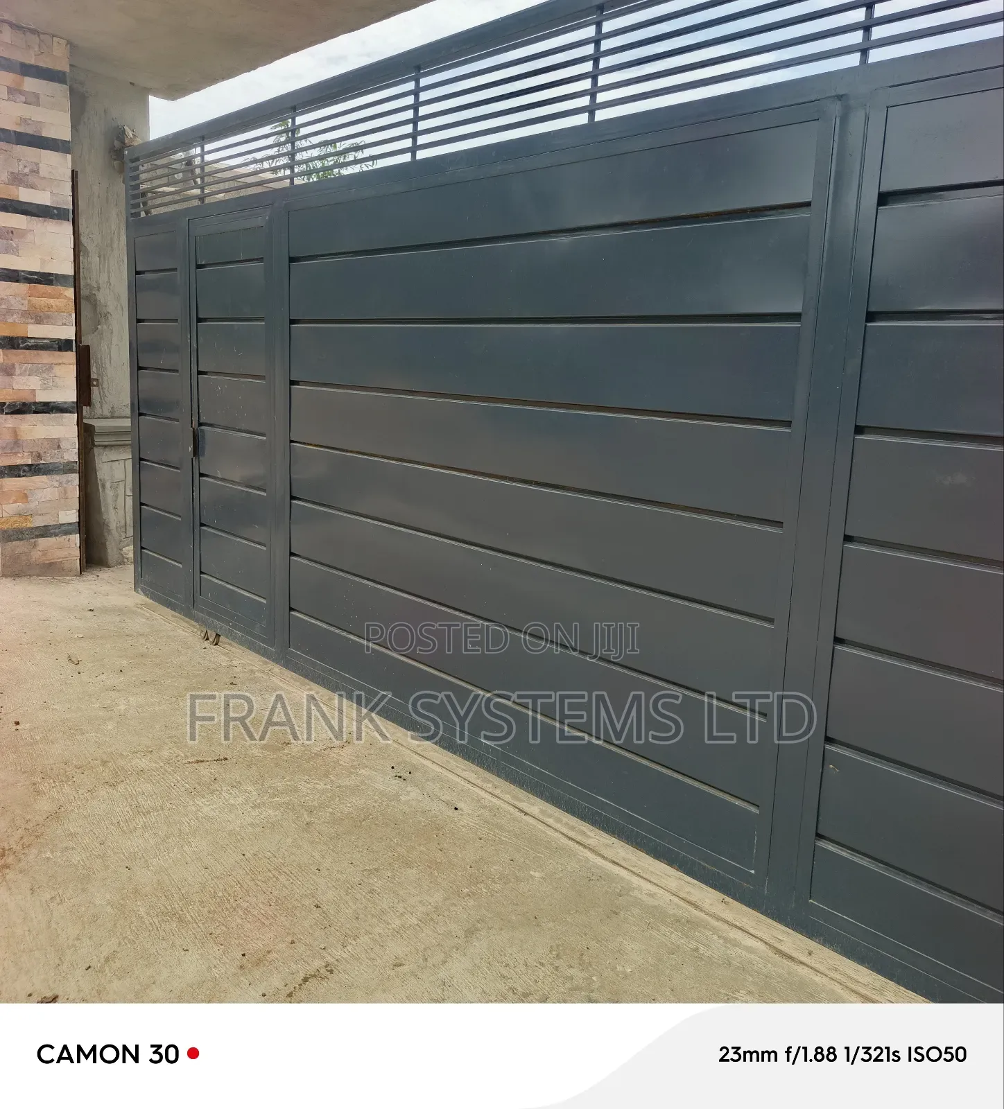 Sliding Gates Metalic Steel