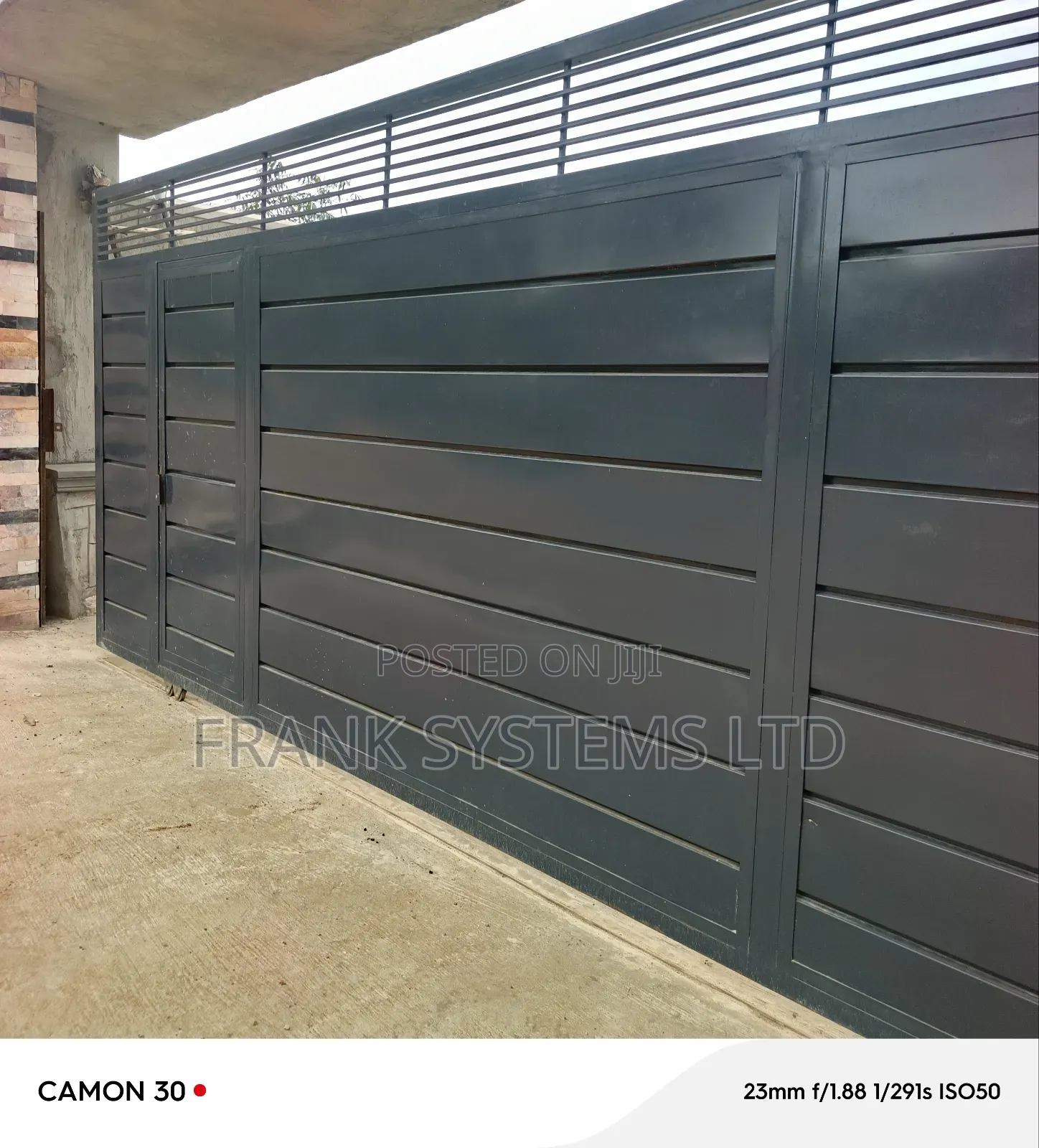 Sliding Gates Metalic Steel