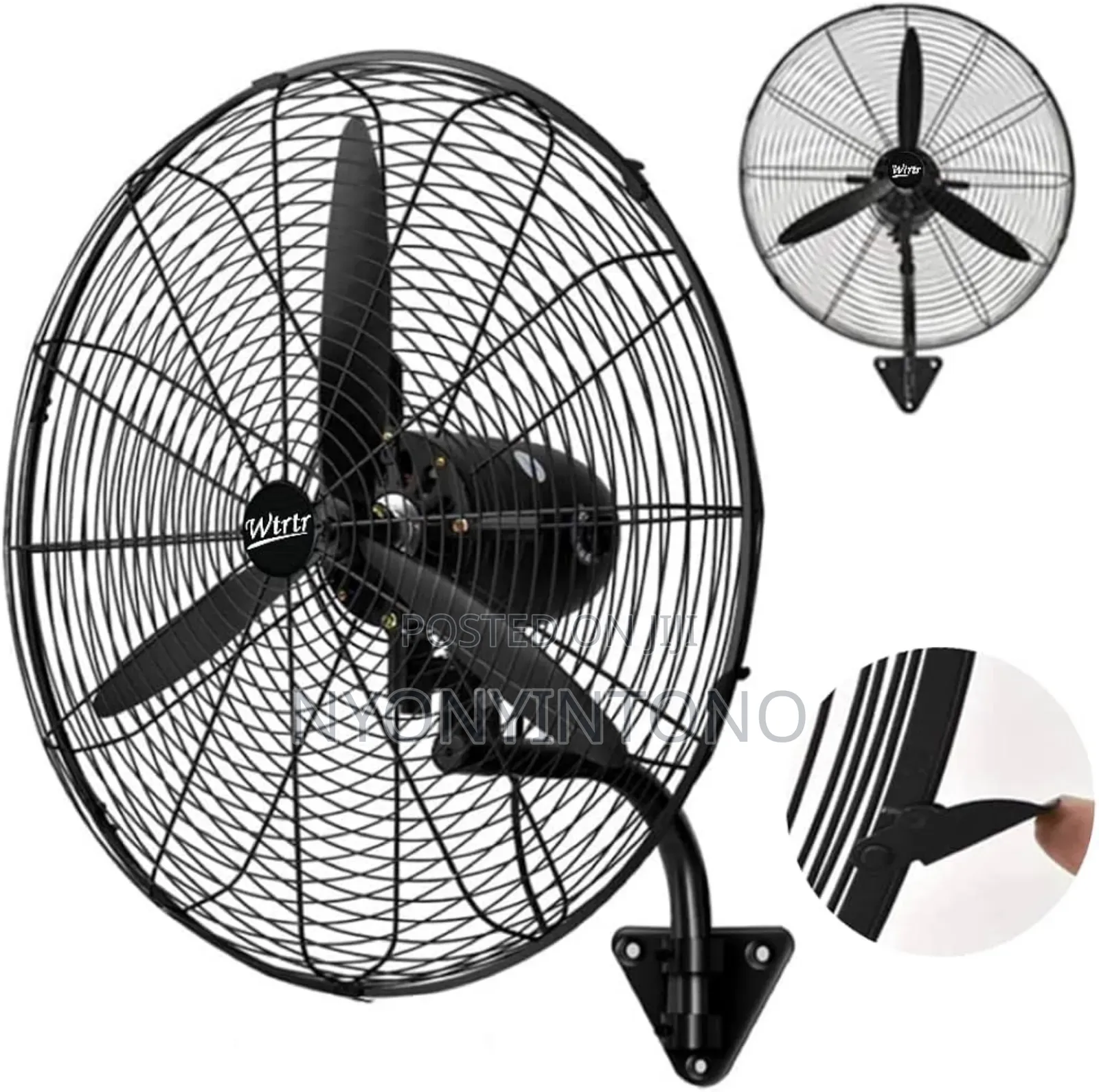 26inchs Industrial Wall Mounted Fan With Wired Remote Controller Wf750r