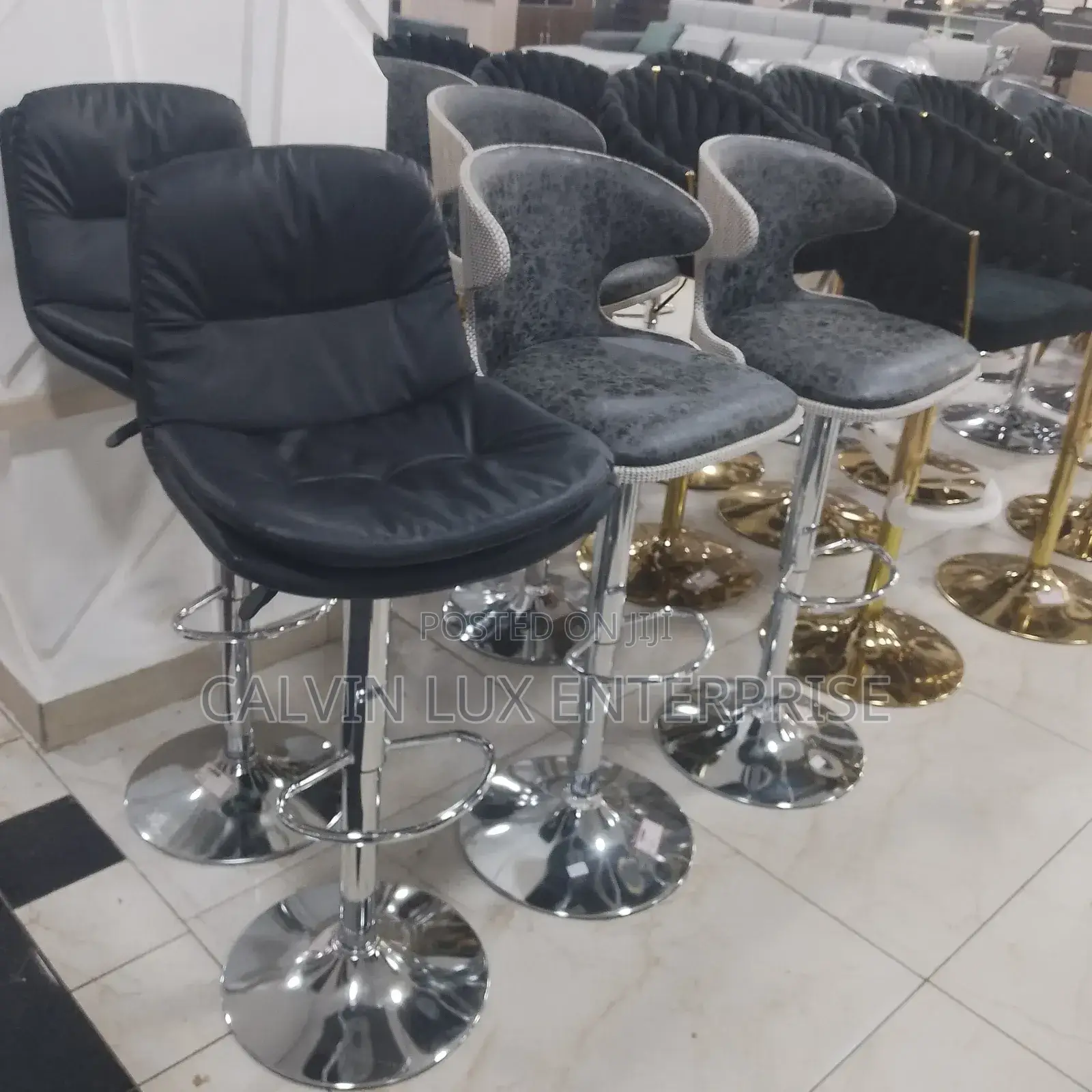 Bar Stool Stainless High Hill