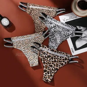 Thongs for Women Floral Lace Criss Cross Strap Low Rise Thong