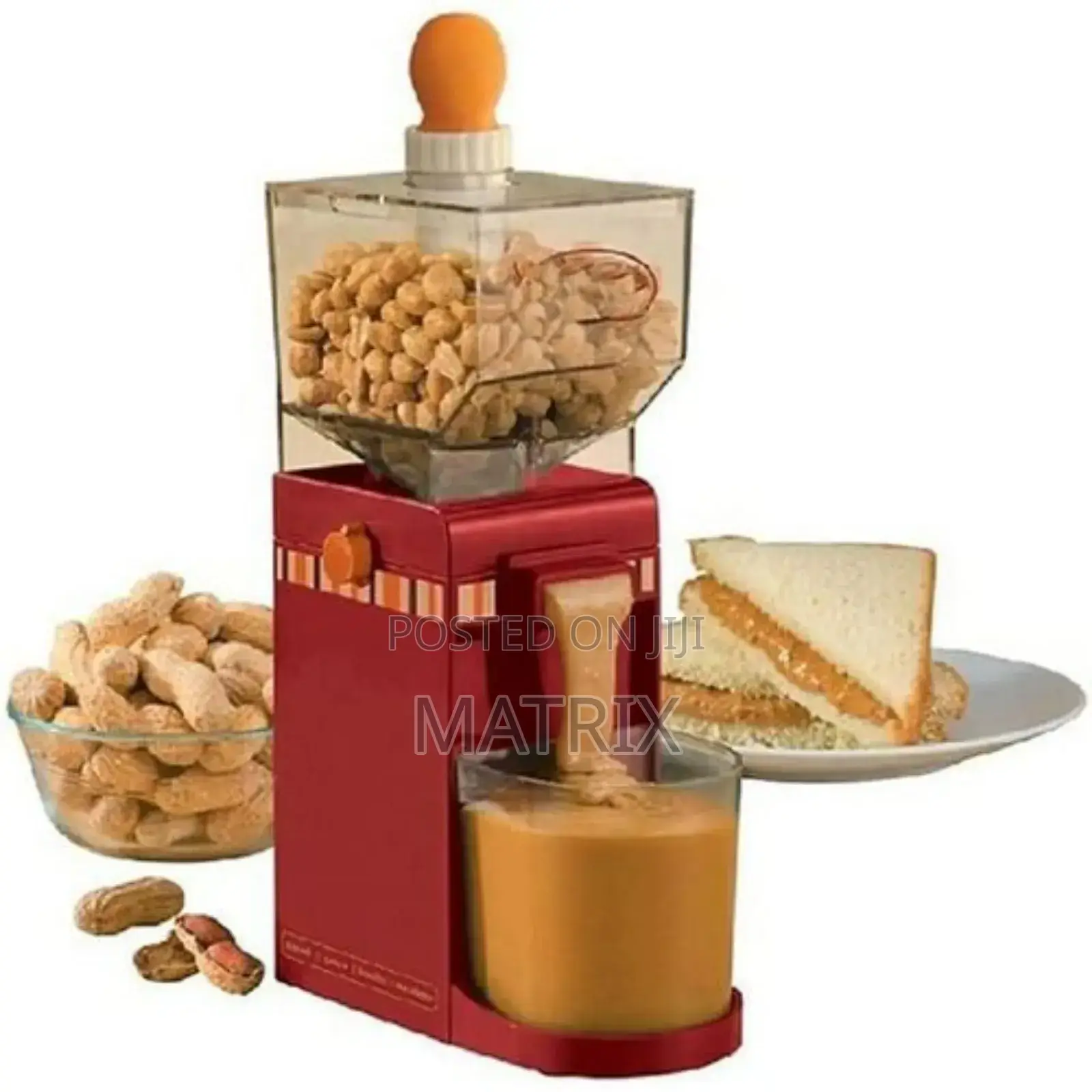 Electric Peanut Butter Maker With Removable Grinding Disk Container