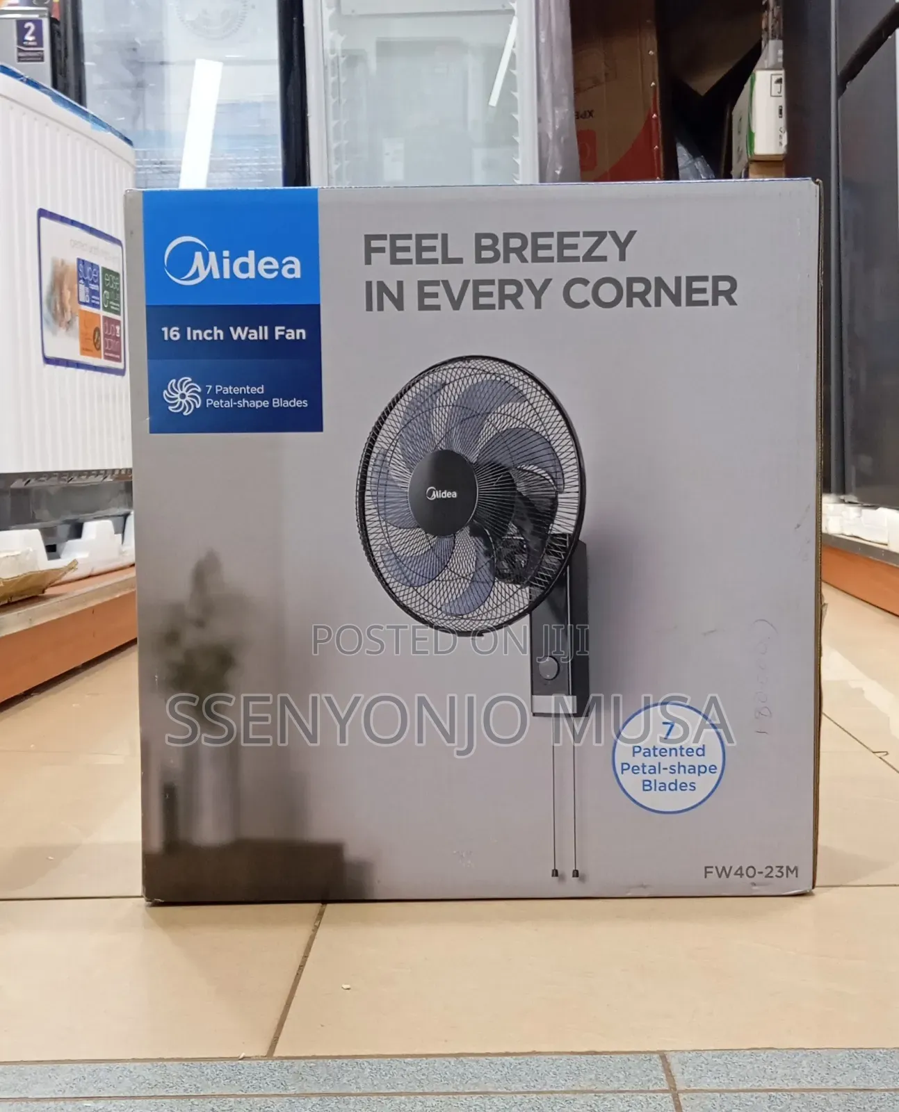 Midea Wall Fan 16-Inch | 50w Powerful Motor Energy Efficient Cooling