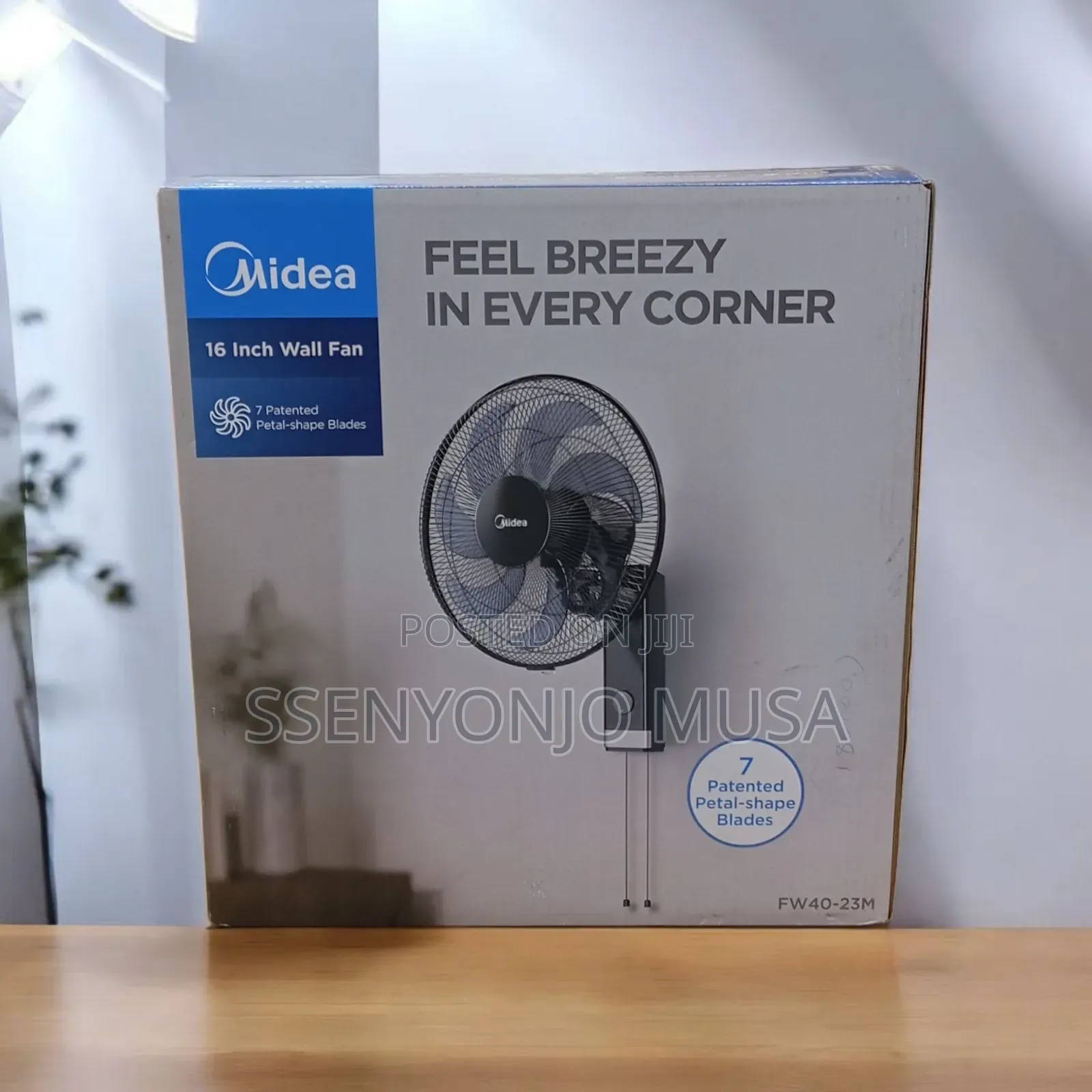 Midea Wall Fan 16-Inch | 50w Powerful Motor Energy Efficient Cooling