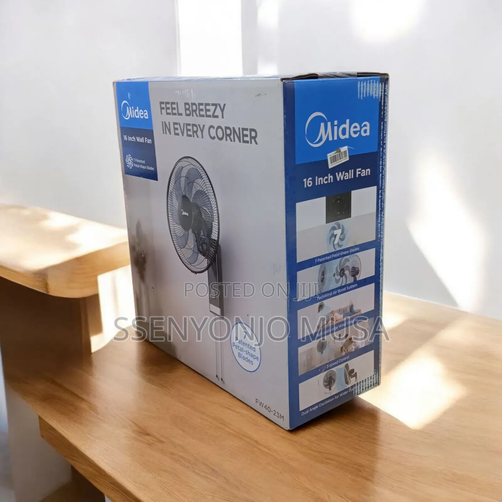 Midea Wall Fan 16-Inch | 50w Powerful Motor Energy Efficient Cooling