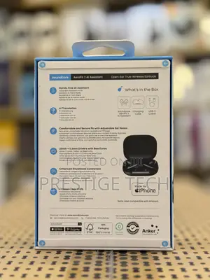 Anker Soundcore Aerofit 2 Ai Assistant Open-ear Headphones By Anker
