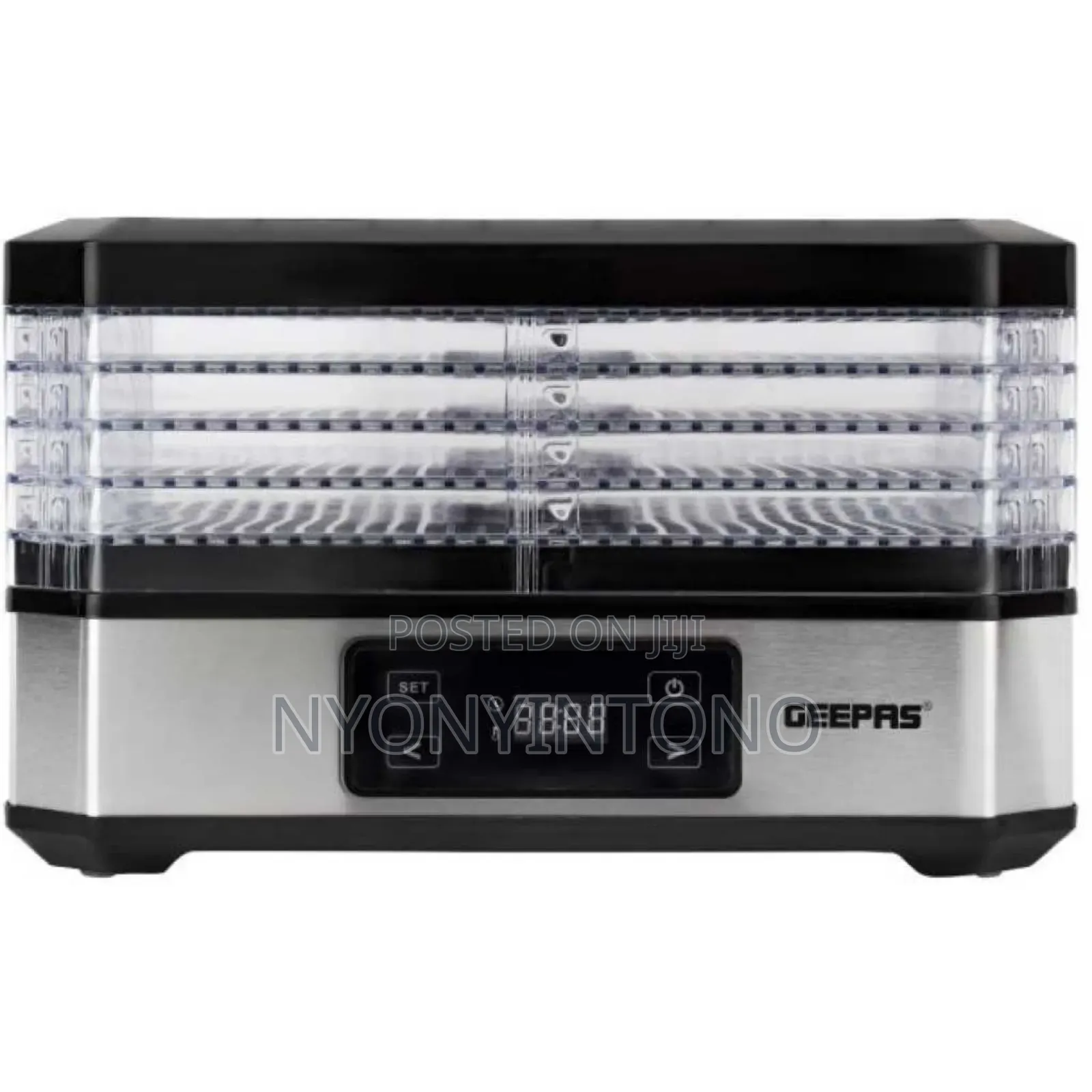 Geepas 5tier Digital Food Dehydrator Gfd63013uk