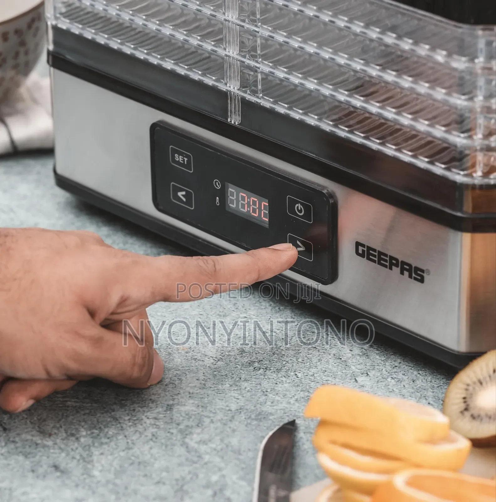 Geepas 5tier Digital Food Dehydrator Gfd63013uk