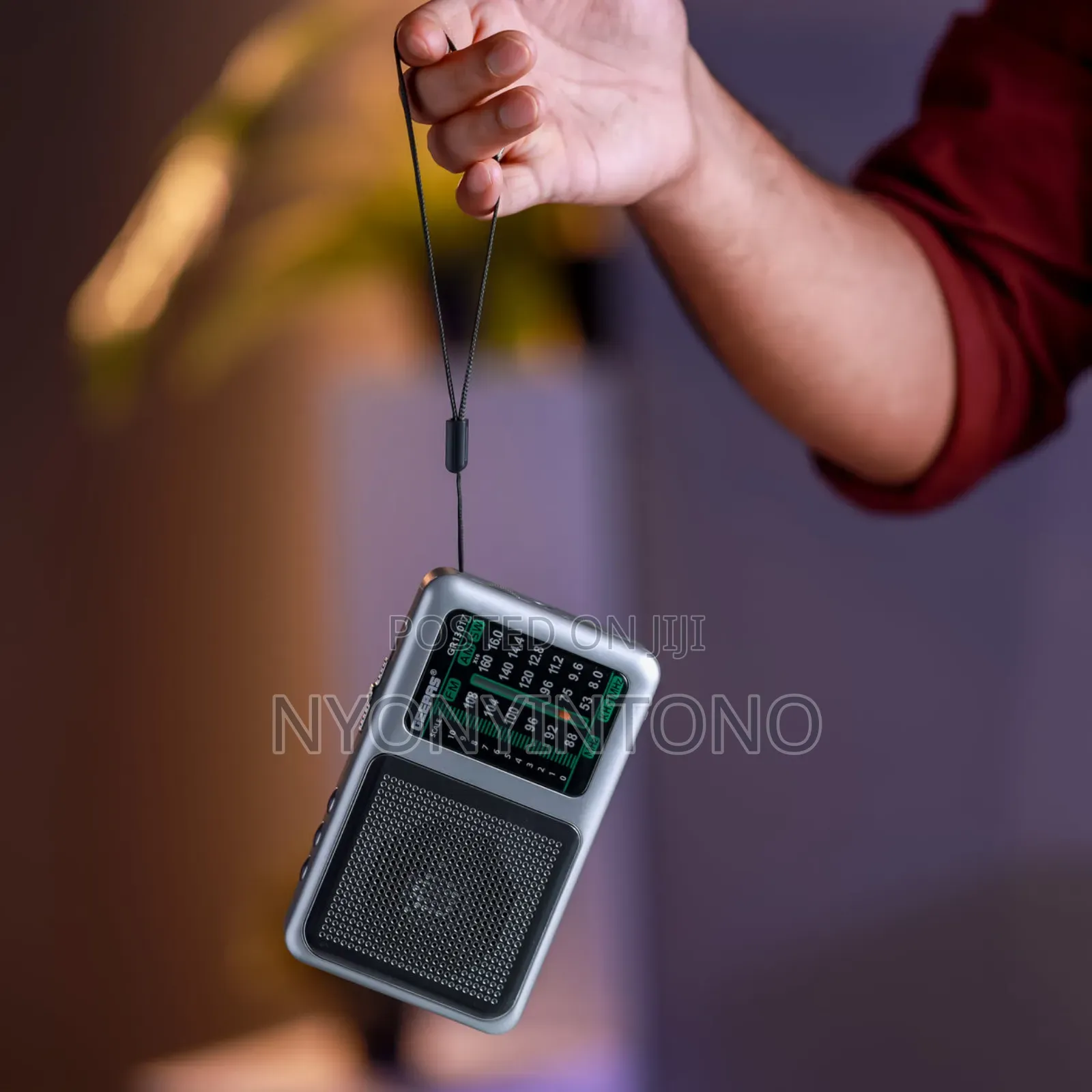 Geepas Silver Rechargeable 3 Band Radio Gr13017