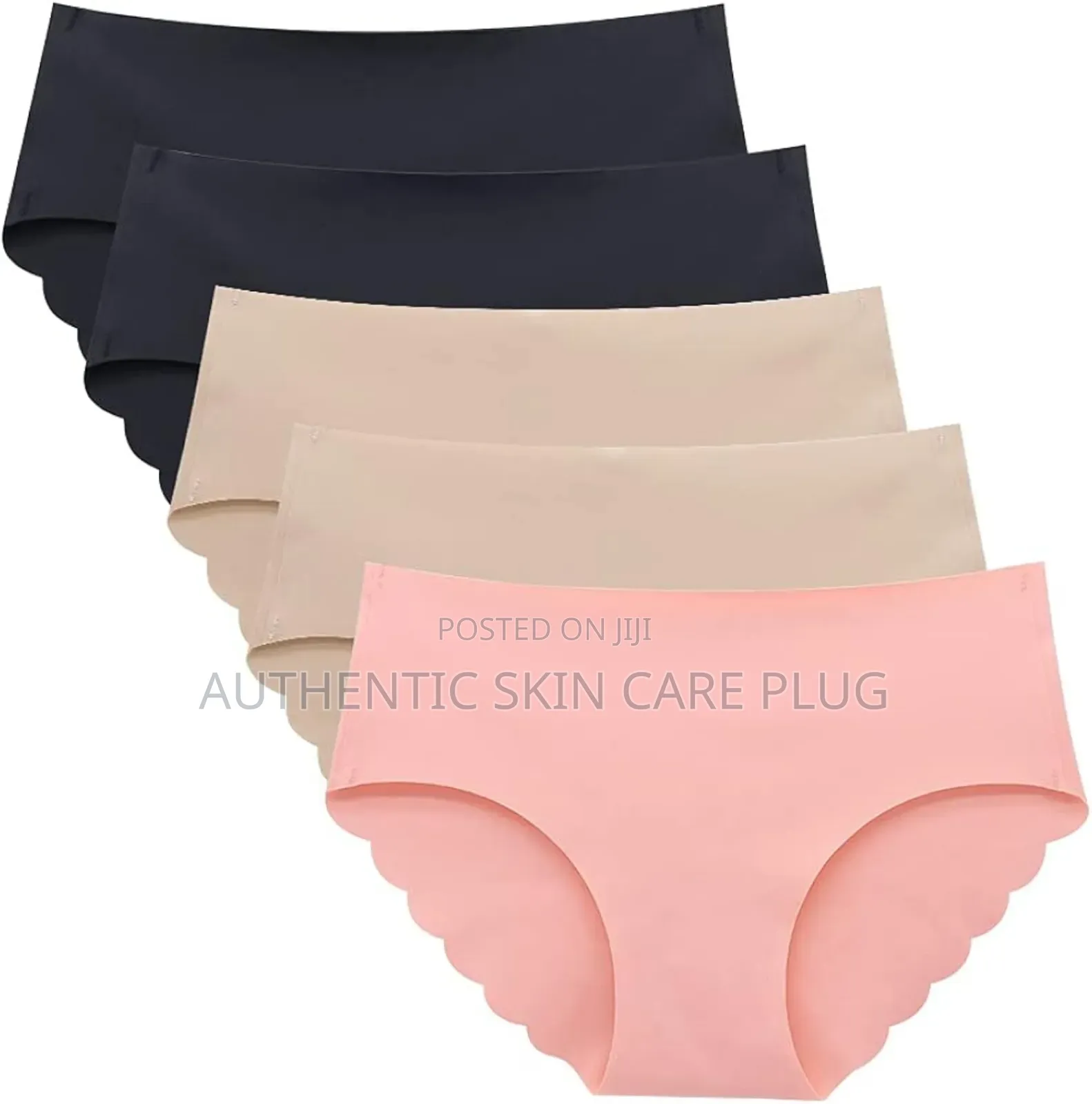 Pack of 5 Seamless Underwear for Women No Show Panties Comfort Briefs