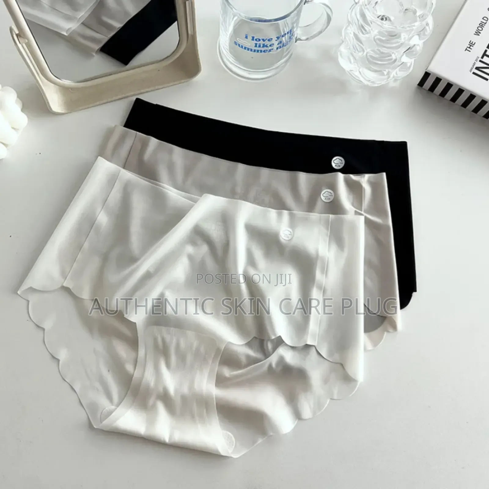 Pack of 5 Seamless Underwear for Women No Show Panties Comfort Briefs