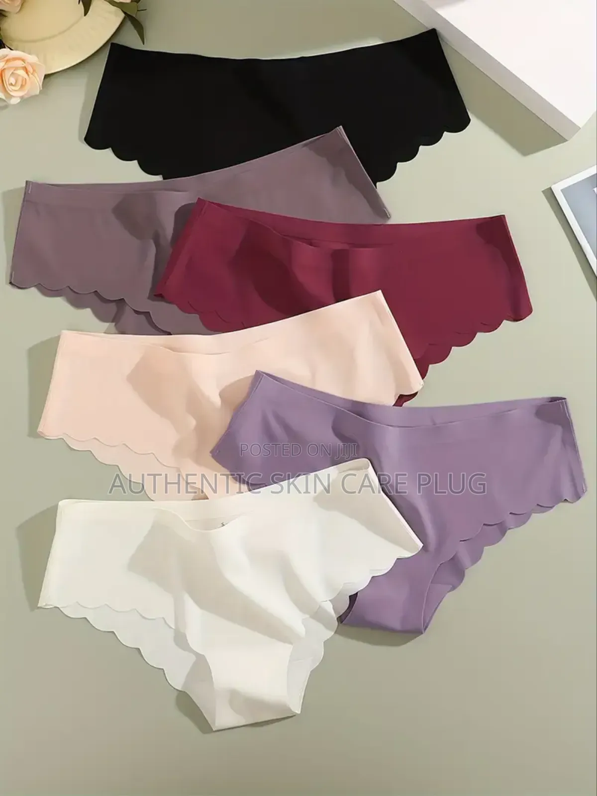 5pcs High Quality Seamless Ice Silk Panties Ladies Comfortable Cotton