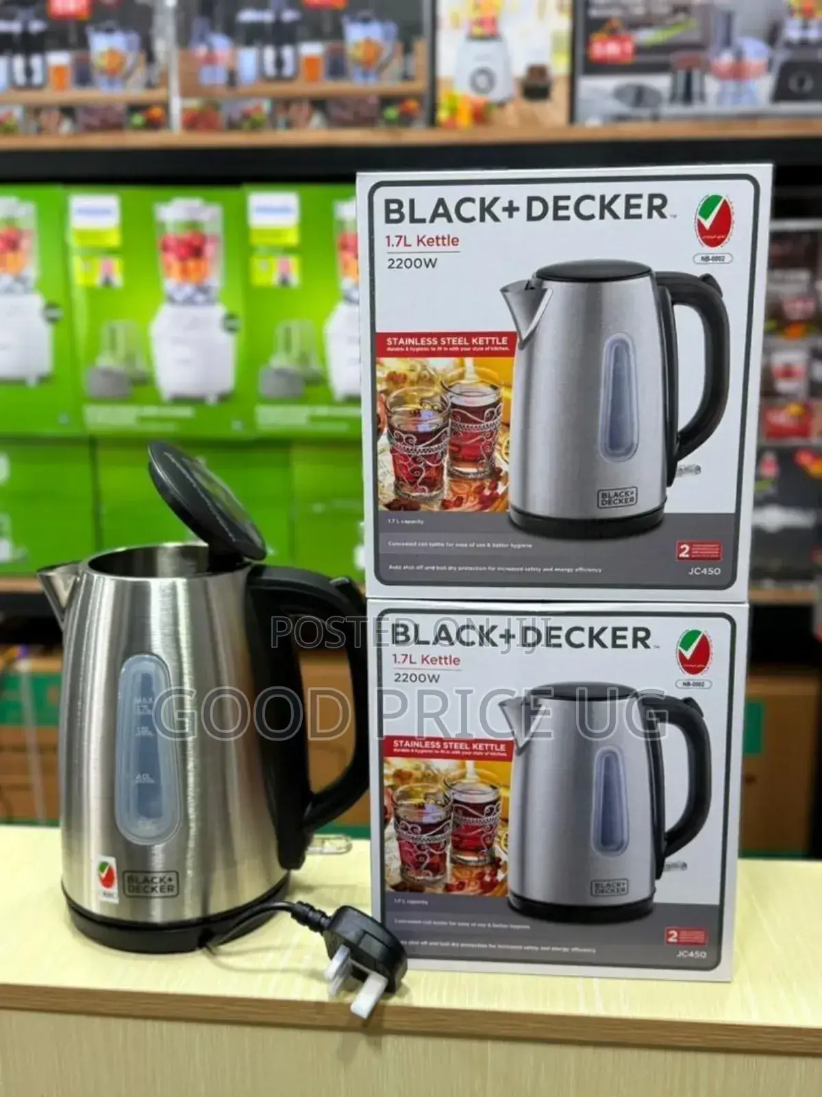 Black N Decker 1.7l Kettle 220w