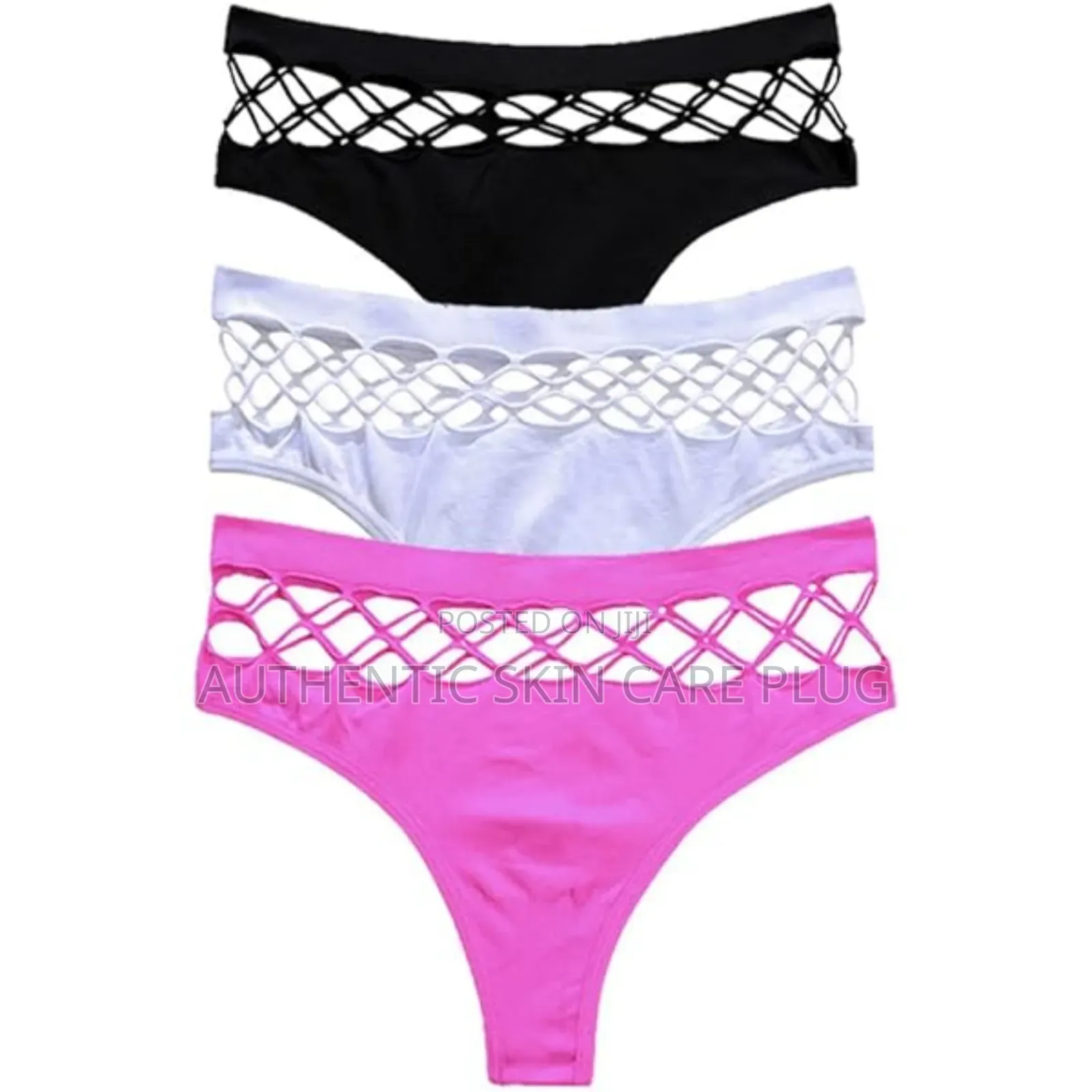 5set Women Thong Panties Waistline Underwear