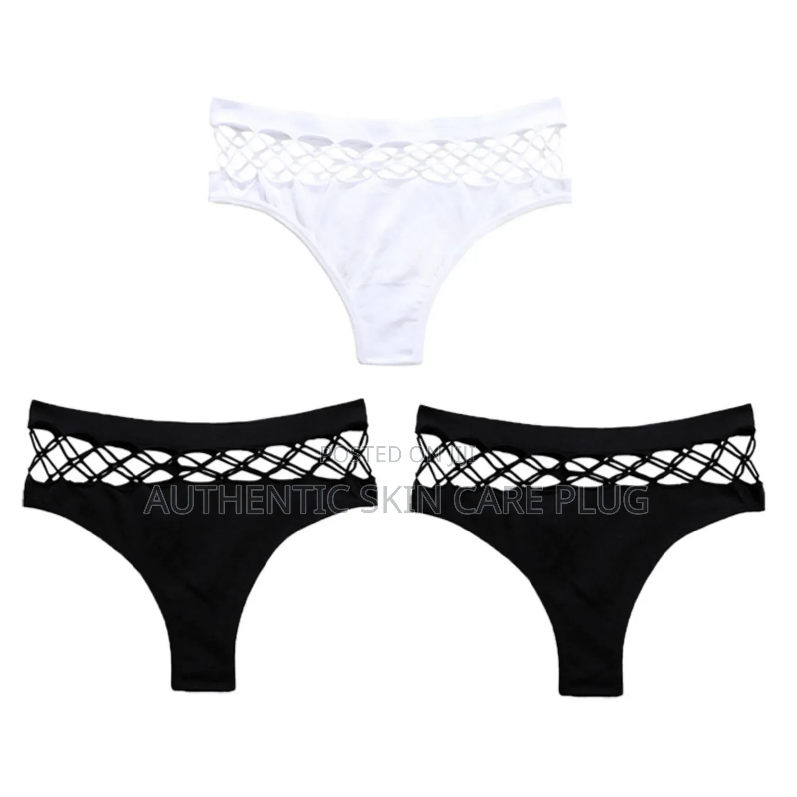 5set Women Thong Panties Waistline Underwear