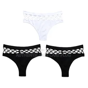 5set Women Thong Panties Waistline Underwear